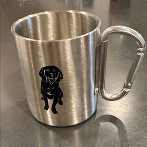 Stainless Steel Mug with Carabiner Handle